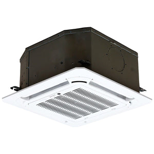 3-zone Klimaire 21.9 SEER2 Multi Split Ducted Recessed Ceiling Cassette Air Conditioner Heat Pump System 12+12+18
