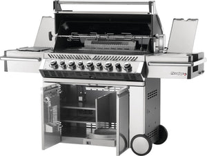 Napoleon Built-in Prestige PRO 500 Natural Gas Grill Head with Infrared Rear Burner, Stainless Steel