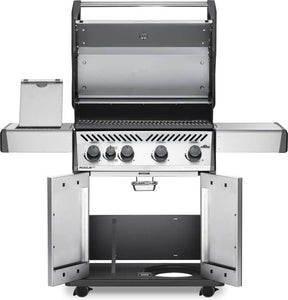 Napoleon Rogue XT 525 Propane Gas Grill with Infrared Side Burner, Stainless Steel