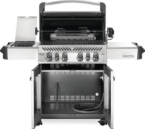 Napoleon Prestige 500 Propane Gas Grill with Infrared Side and Rear Burners, Stainless Steel