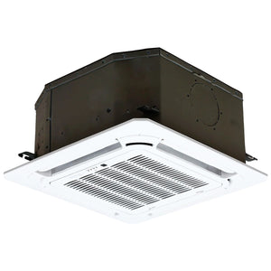 3-Zone Klimaire 23.9 SEER2 Multi-Split Ceiling Cassette Wall Mount Air Conditioner Heat Pump System 12+12+24