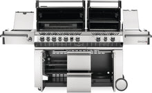 Napoleon Prestige PRO 825 Natural Gas Grill with Power Side Burner and Infrared Rear & Bottom Burners, Stainless Steel