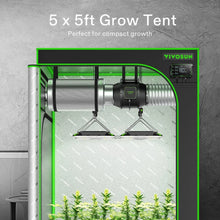 VIVOSUN S558 5x5 Mylar Grow Tent, 60" x 60" x 80"