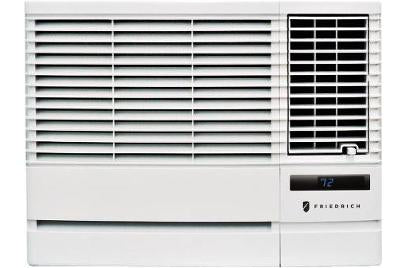 Friedrich Room Air Conditioners 24K, Window Mounted Air Conditioner with Electric Heat, 9.8 EER, 208/230V, R410A