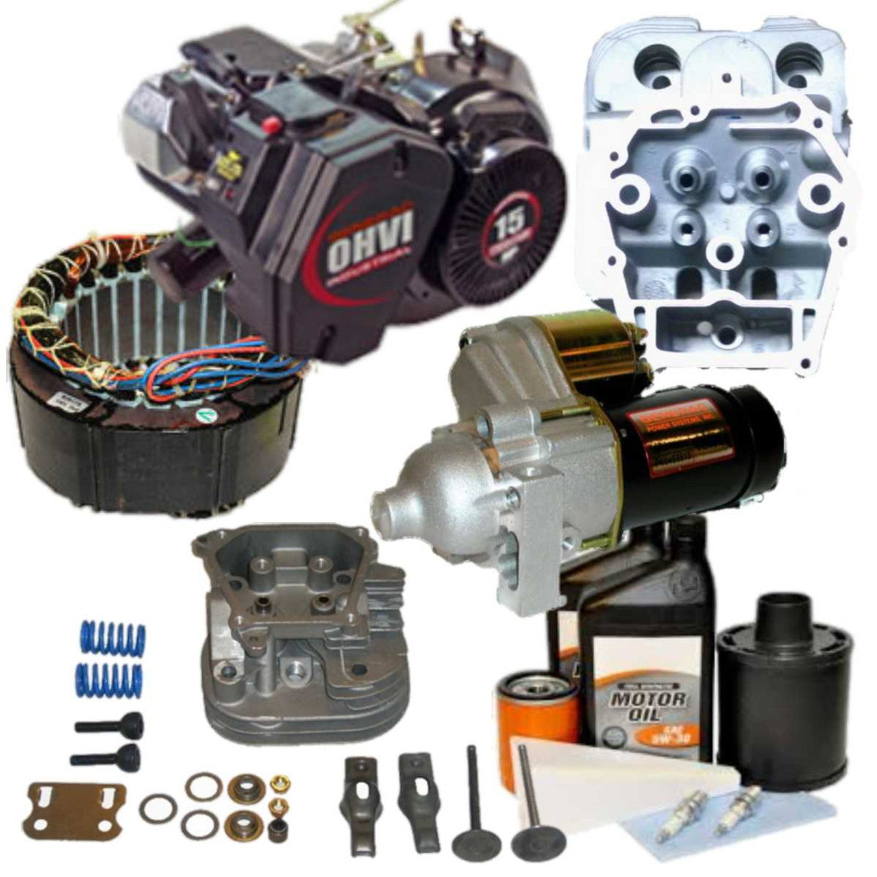 Generac Maintenance Kit, 389cc & 420cc Engines (GP5500 - GP8000E, RS5500, RS7000E, XT8000E) 50Hz & 60H