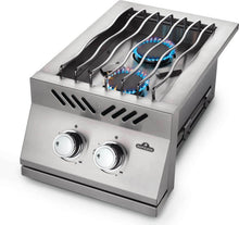 Napoleon Built-in 500 Series Inline Dual Range Top Burner, Stainless Steel Cover