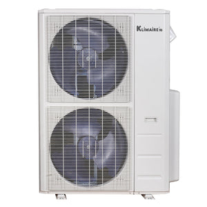 2-Zone Klimaire 21.1 SEER2 Multi Split Wall Mount Floor-Ceiling Air Conditioner Heat Pump System 18+24
