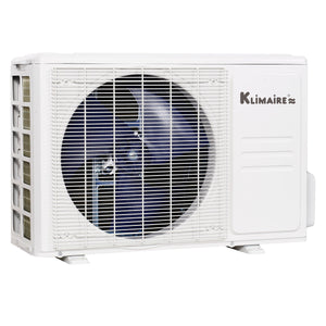 12,000 BTU 23.1 SEER2 Klimaire Wall-Mounted Hyper Heat Ductless Mini-Split Inverter Air Conditioner Heat Pump System 220V