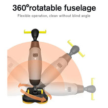 SANITMAX SM430 17" Walk-behind Floor Scrubber Machine, 360 Degree Rotating Head, 10000 sqft/h, Cordless Rechargeable Lithium Battery