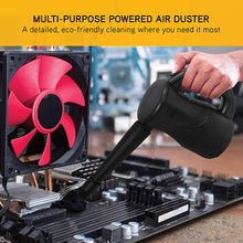 XPOWER A-2S Cyber Duster Multipurpose Powered Air Duster, Canned Air Replacement, Blower, Dryer, and Air Pump - Black