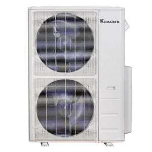 3-Zone Klimaire 21.9 SEER2 Multi Split Ceiling Cassette Ducted Recessed Air Conditoner Heat Pump System 12+18+24