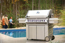 Napoleon Prestige PRO 665 Propane Gas Grill with Infrared Rear and Side Burners, Stainless Steel