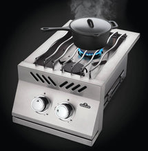 Napoleon Built-in 500 Series Inline Dual Range Top Burner, Stainless Steel Cover