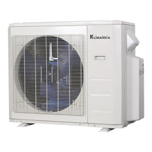 3-Zone Klimaire 23.9 SEER2 Multi-Split Ceiling Cassette Wall Mount Air Conditioner Heat Pump System 12+12+24