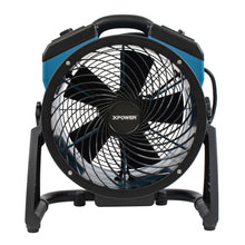 XPOWER FC-150B Dual Power AC/DC Rechargeable 11" Sealed Brushless DC Motor Whole Room Air Circulator Utility Fan