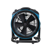 XPOWER FM-65WB Portable Battery Operated Rechargeable Cordless Variable Speed 11" Outdoor Cooling Misting Fan and High Velocity Air Circulator with Built-In Water Pump and Hose