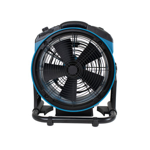 XPOWER FM-65WB Portable Battery Operated Rechargeable Cordless Variable Speed 11" Outdoor Cooling Misting Fan and High Velocity Air Circulator with Built-In Water Pump and Hose