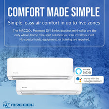 MRCOOL Multi-Zone DIY 2-Zone Ductless Heat Pump, White