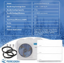 MRCOOL 4th Gen Multi-Zone DIY 3-Zone Ductless Heat Pump, White