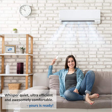 2 Zone Mini Split - 9000 + 12000 Ductless Air Conditioner - Pre-Charged Dual Zone Mini Split - Includes Two Free 25' Linesets - Premium Quality - USA Parts & Awesome Support