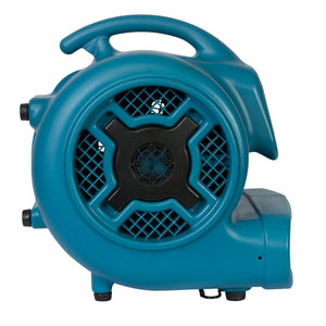 XPOWER P-800H 3/4 HP 3200 CFM 3 Speed Air Mover, Carpet Dryer, Floor Fan, Blower with Telescopic Handle and Wheels