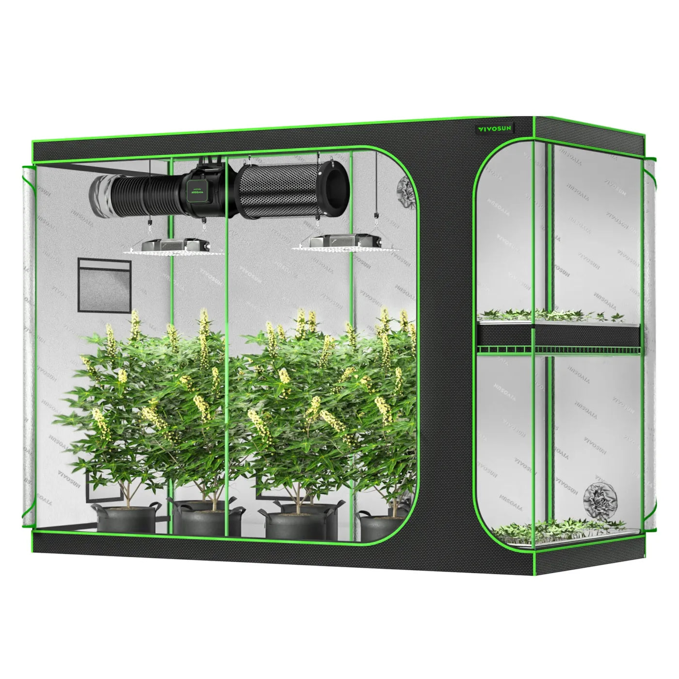 Hydroponics & Growers - GROW TENTS - Advance 2-IN-1 Grow Tents