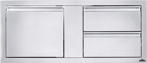 Napoleon 42" X 16" Single Door & Double Drawer Combo