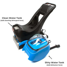 SANITMAX SM350 Commercial Carpet Extractor & Spotter, 13.8" Cleaning Width, 160 PSI, 10.5-gal Water Tank, 8-gal Sewage Tank, 49 Ft Power Cord