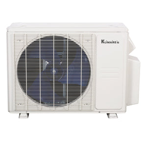 2-Zone Klimaire 21 SEER2 Multi Split Wall Mount Ceiling Cassette Air Conditioner Heat Pump System 12+12
