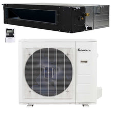 36,000 BTU 15.8 SEER2 Klimaire Light Commercial Ducted Recessed Mini-Split Inverter Air Conditioner Heat Pump System 220V