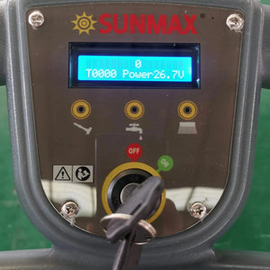 SANITMAX RT15 14" Commercial Compact Floor Scrubber Machine, 14500 sq ft/h, 4-Gal Sewage Tank, Efficient Cleaning for Hard Floors
