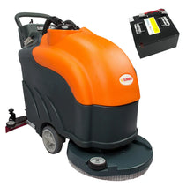 SANITMAX RT50 22" Walk-behind Commercial Floor Scrubber Dryer Machine, 30,000 sqft/h Cleaning Efficiency, 14.5-Gal Sewage Tank