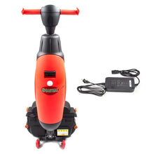 SANITMAX SM430 17" Walk-behind Floor Scrubber Machine, 360 Degree Rotating Head, 10000 sqft/h, Cordless Rechargeable Lithium Battery