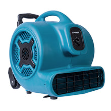 XPOWER X-830H 1 HP Air Mover, Carpet Dryer, Floor Fan, Blower with Telescopic Handle and Wheels