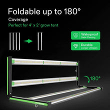 VIVOSUN VSF4300 Foldable LED Grow Light w/Samsung & OSRAM Diodes and 6 Dimming Options