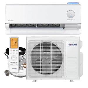 Pioneer Quantum Fresh 12,000 BTU 24 SEER2 High-Wall Ductless Mini-Split Fresh Air Conditioner Inverter Heat Pump Full Set