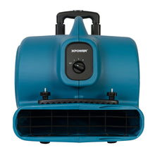 XPOWER P-630HC 1/2 HP 2980 CFM Air Mover, Dryer, Fan, Blower with Telescopic Handle, Wheels, Carpet Clamp