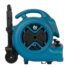 XPOWER P-630HC 1/2 HP 2980 CFM Air Mover, Dryer, Fan, Blower with Telescopic Handle, Wheels, Carpet Clamp