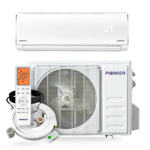 Pioneer Diamante Pro 36,000 BTU 19 SEER2 230V High-Wall Ductless Mini-Split Air Conditioner Inverter Heat Pump with 16 Ft. Kit