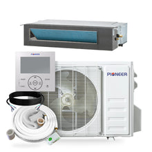 Pioneer Quantum Ultra 18,000 BTU 21 SEER2 230V Ceiling Concealed Ducted Mini-Split Air Conditioner Inverter Heat Pump with 16 Ft. Kit