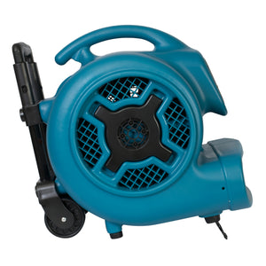 XPOWER X-830H 1 HP Air Mover, Carpet Dryer, Floor Fan, Blower with Telescopic Handle and Wheels