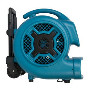 XPOWER X-830H 1 HP Air Mover, Carpet Dryer, Floor Fan, Blower with Telescopic Handle and Wheels