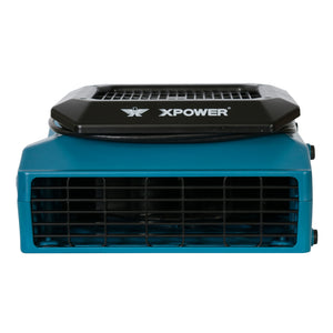 XPOWER XL-760AM 1/3 HP 1150 CFM Sealed Motor Low Profile Air Mover, Floor Fan, Carpet Dryer with Built-in GFCI Power Outlets and Hour Meter