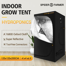 Spider Farmer 4’x4’x 8.5′ 120cm x 120cm x 200cm Indoor Grow Tent