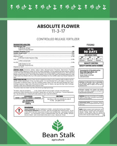 Bean Stalk Absolute Flower controlled release fertilizer for flower - 3 lb pouch - Case of 10