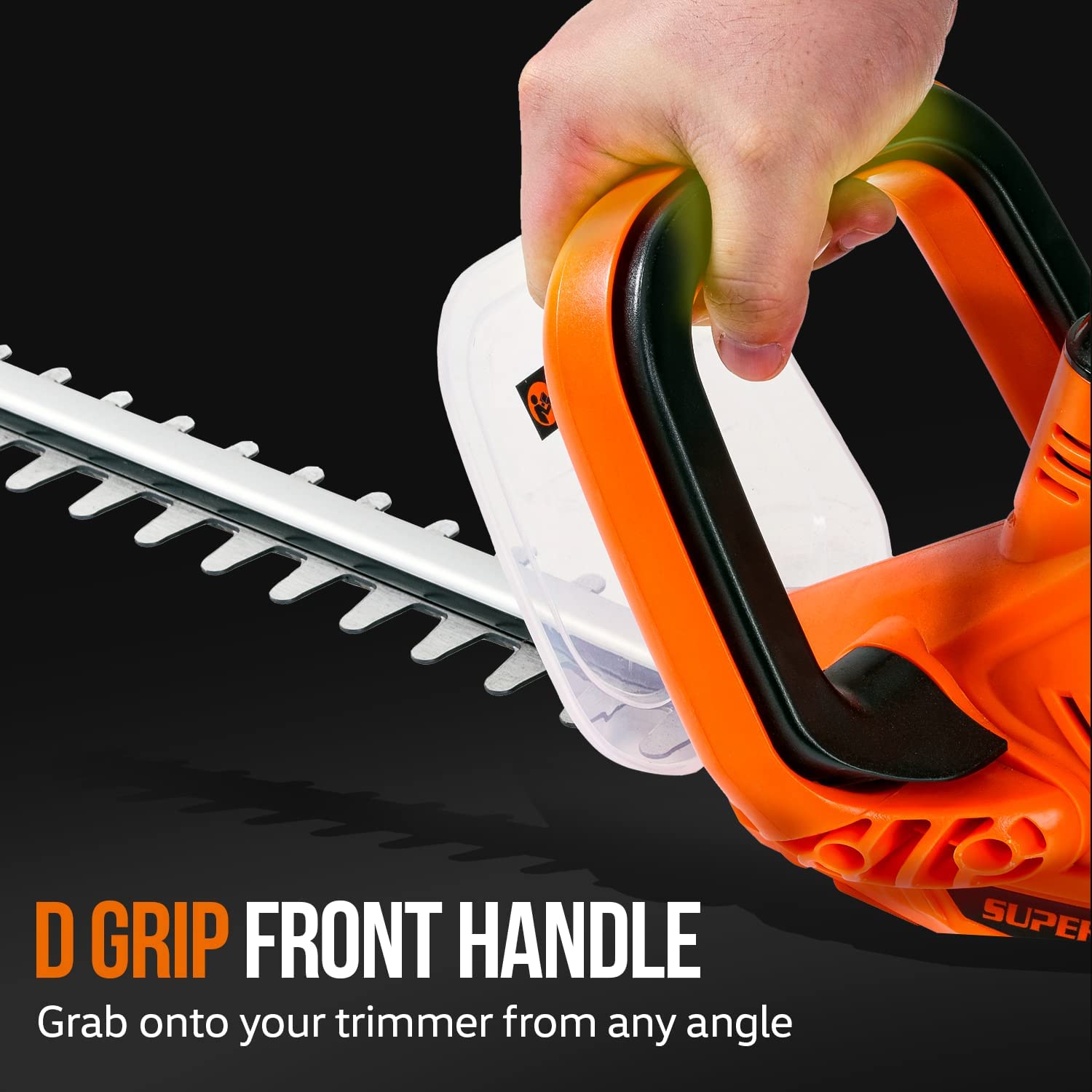 SuperHandy Electric Hedge Trimmer - 20V 2Ah Battery System, 17 Dual-A