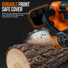 SuperHandy Chainsaw Mini 8-Inch Cordless Electric 20V 2.0Ah Lightweight Wood Tree Cutting Forestry Landscaping
