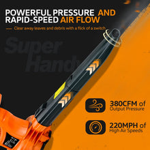 SuperHandy 3 in 1 Leaf Blower, Vacuum and Mulcher Electric 120V 12-Amp Corded Debris Duster 220MPH (MAX) 2 Stage Variable Speed Lightweight for Yard, Lawn, Garden and Landscaping