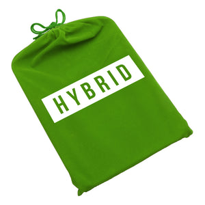 Dope Trays x Hybrid – Green background white logo