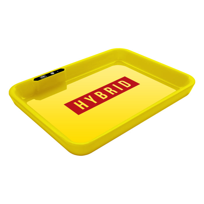 Dope Trays x Hybrid - yellow background red logo